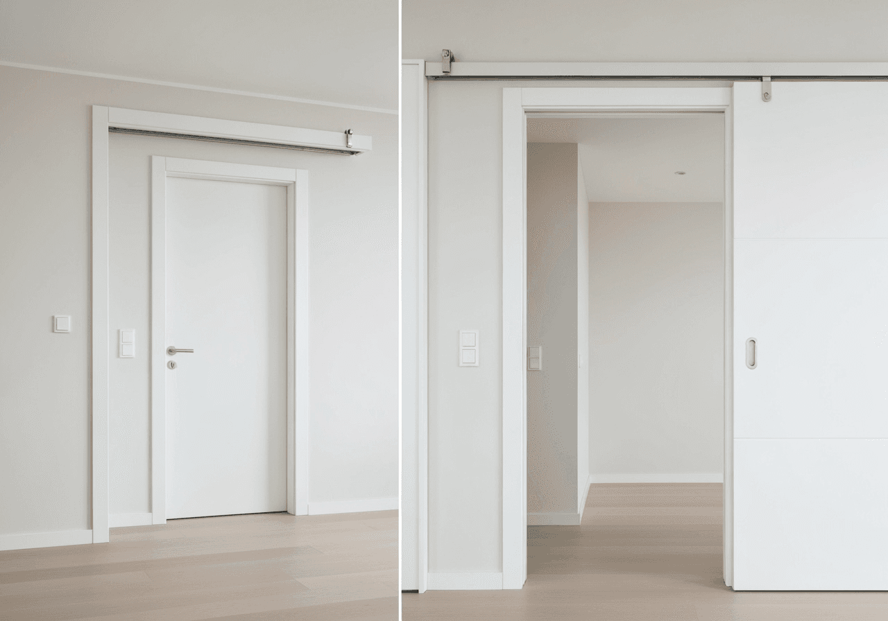 Porta Riquadra scorrevole e battente