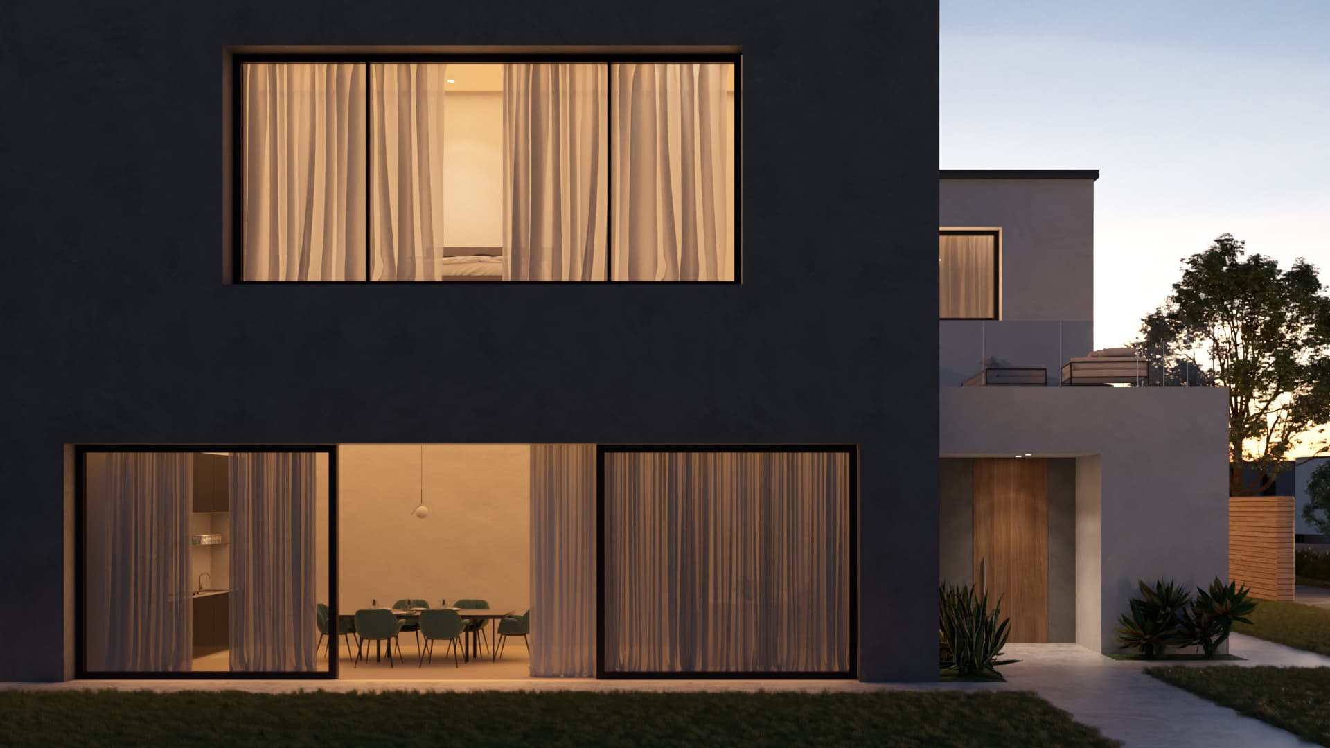 Meridiana - vista panoramica con profilo essenziale