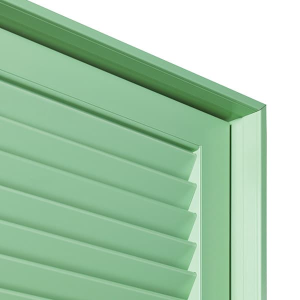 Dettaglio cornice colore verde Raffaello