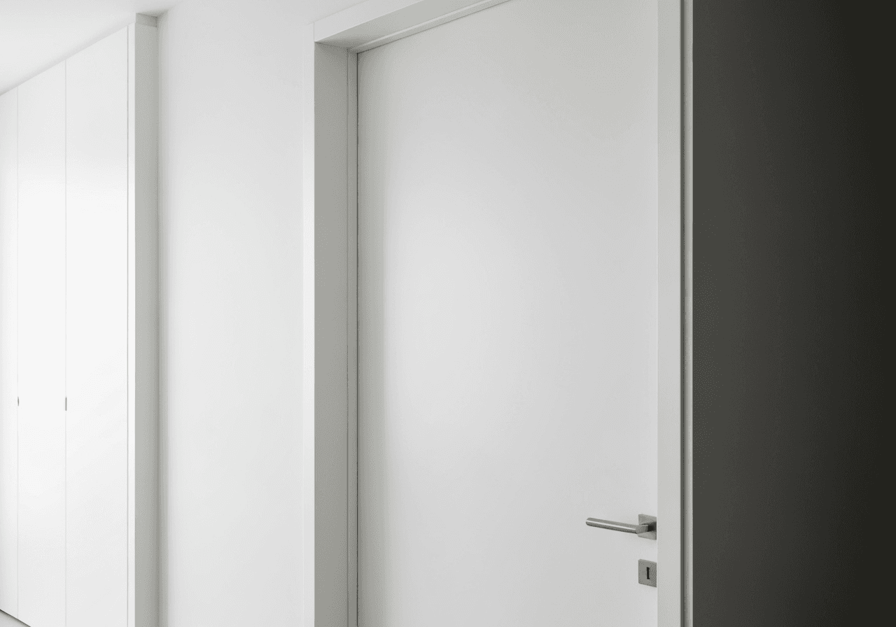 Porta Riquadra con design minimale e linee pure